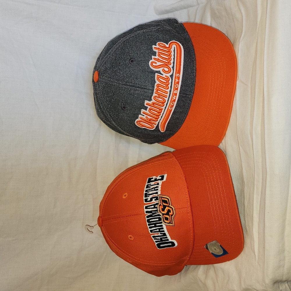 TWO Oklahoma State Cowboys OSU Ballcaps